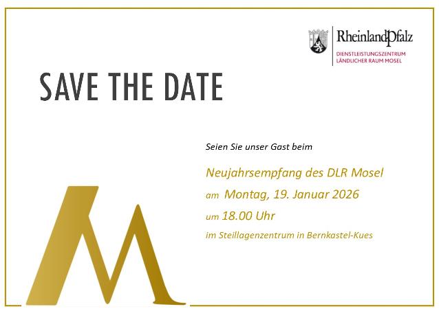 Neujahresempfang Mosel 2026 Save the Date